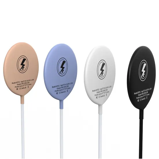 15W Magnetic Wireless Charger Fast Charging Pad for iPhone 15/14/13/12