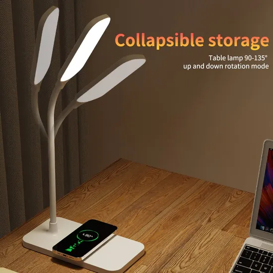 15W Wireless Charger with LED Light 3 Light Color 