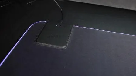 Customized Fast 15W Wireless Charging Keyboard Mat RGB LED Light Gaming Mouse Pad with Wireless Charger Desk Mat 