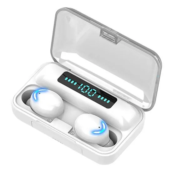 Tws Earphones 9d HiFi Stereo Waterproof in Ear Headphone Bt 5.0 LED Display Wireless Earbuds F9