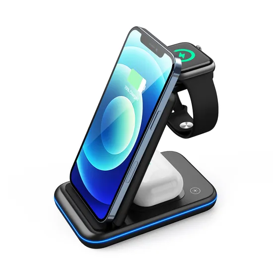 Mobile Phone Fast 15W Wireless Charging Pad 