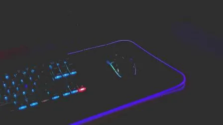 Gaming Mouse Pad RGB Large Gamer Big Mouse Mat Computer Accessories Mousepad LED Backlight Mouse Pad with Wireless Charger 