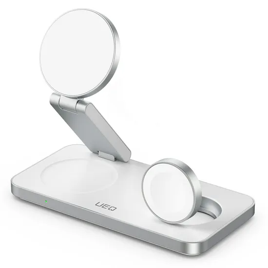 T8 3 in 1 Wireless Charging Station Compatible with Magsafe Foldable Charger for iPhone 15