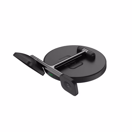 Aluminum Alloy Mobile Phone Holder Qi Wireless Charger Fast Charging Pad