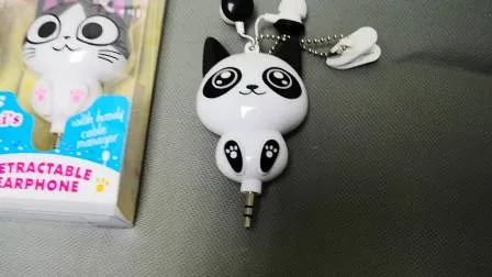 Cute Cartoon Animal Earphone Wired Earbuds for Kids Headphones Christmas Gift 