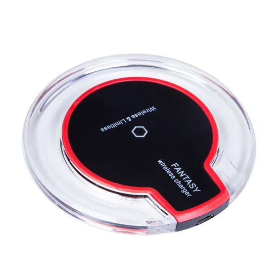 Universal Wireless Phone Charger with LED Light Fast Wireless Mobile Charger 